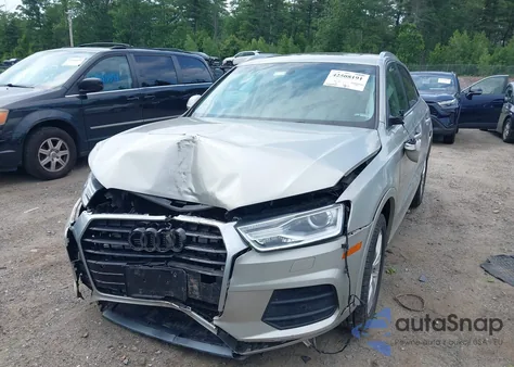 2017 Audi Q3 2.0T Premium из США, поврежденный, VIN WA1HCCFSXHR016079